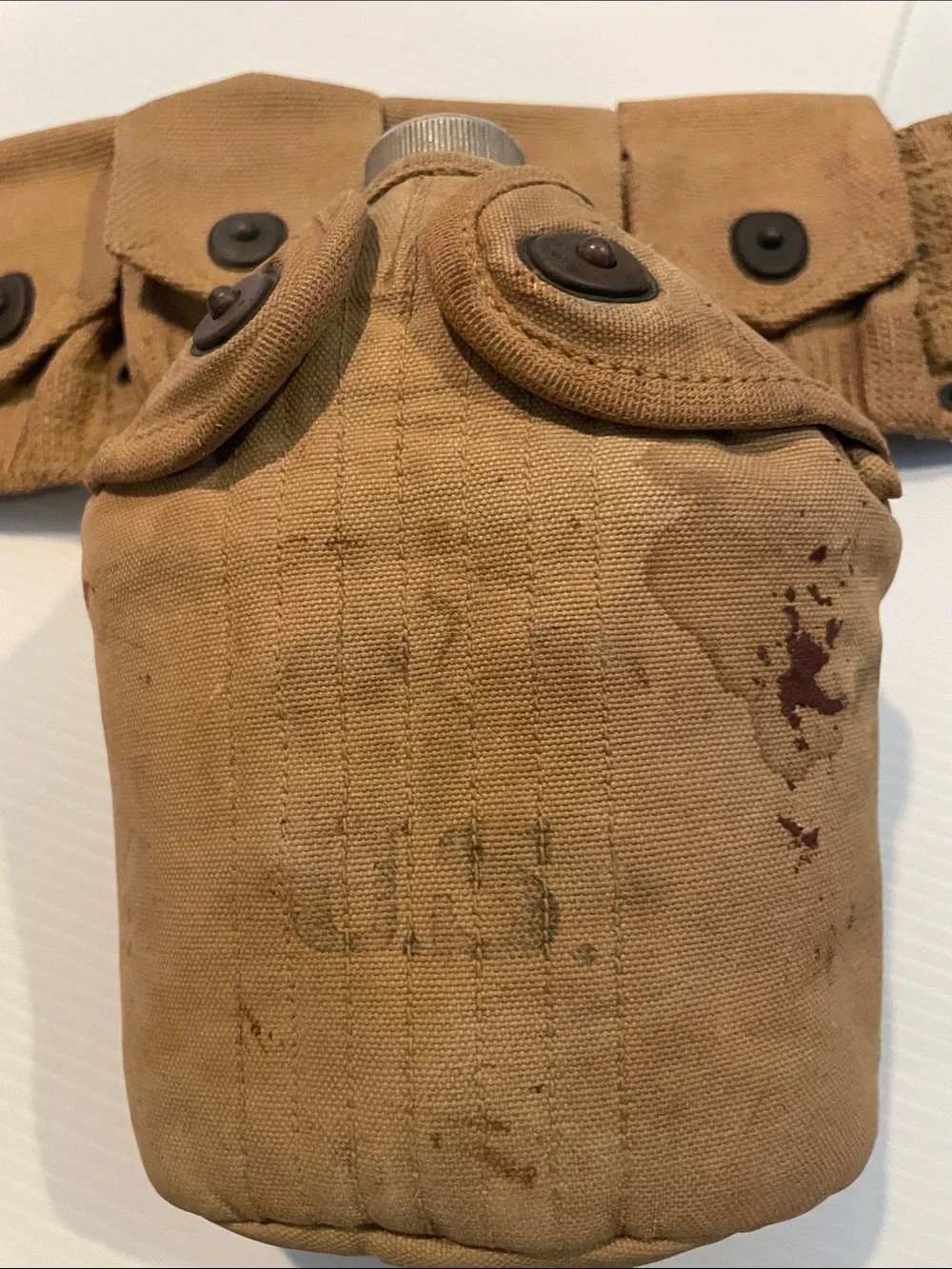 VTG 1942 WW11 Mills Ammo Belt with Canteen